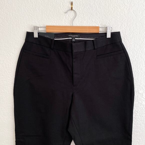 Banana Republic Curvy Sloan Slimming Bi-Stretch Pants Black Size 12 NWT - Picture 4 of 10